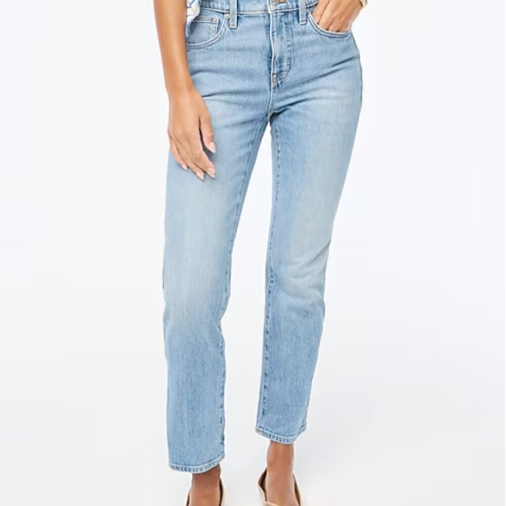 J. Crew factory Petite slim boyfriend jean in all-day stretch